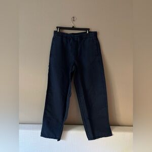 Zara SEAMED JOGGER PANTS BLUE 0/3607/212